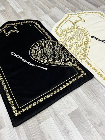 Kalpli Seccade – Yan Yana Secde (Çift Tesbih Hediyeli)